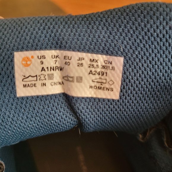 Timberland 9 Brown‎ Leather Hiking Work Boots Mt Maddsen Waterproof - Picture 8 of 8